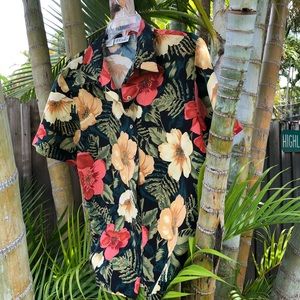 Vintage Rafaella Floral button down shirt